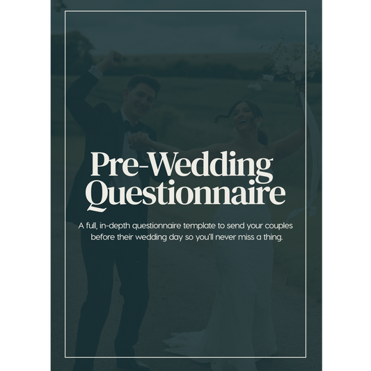 Pre-Wedding Information Questionnaire